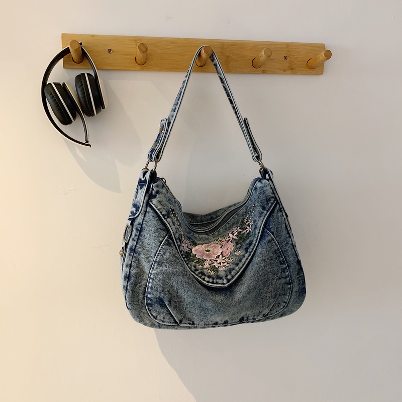 Women Bags Jeans - Bolsa Transversal de Ombro em Jeans