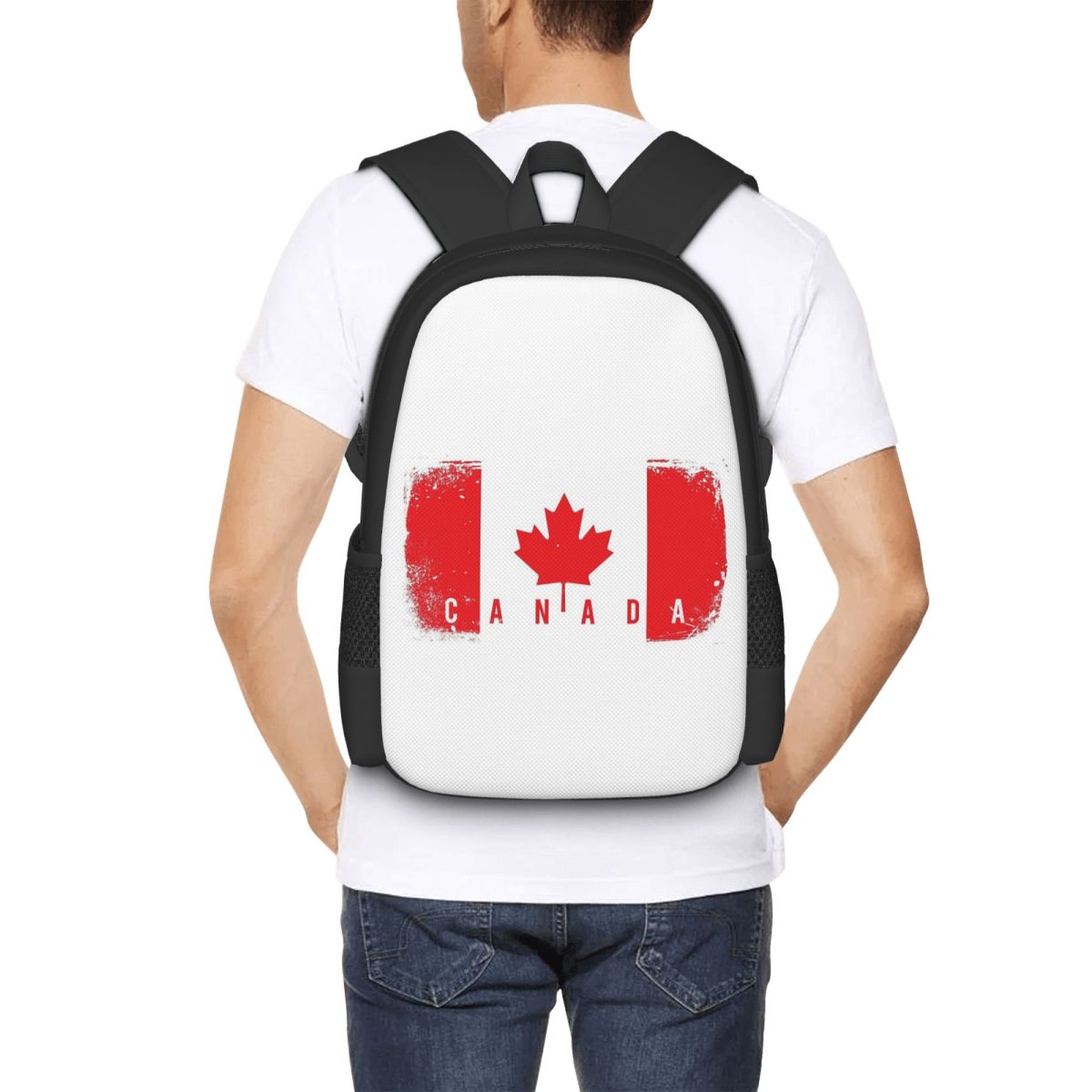 Women Bags In Canada - Mochila escolar com bandeira do Canadá,