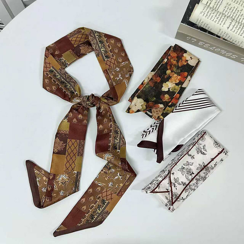 Women Bags Polene - Lenço de Seda Fino com Estampa