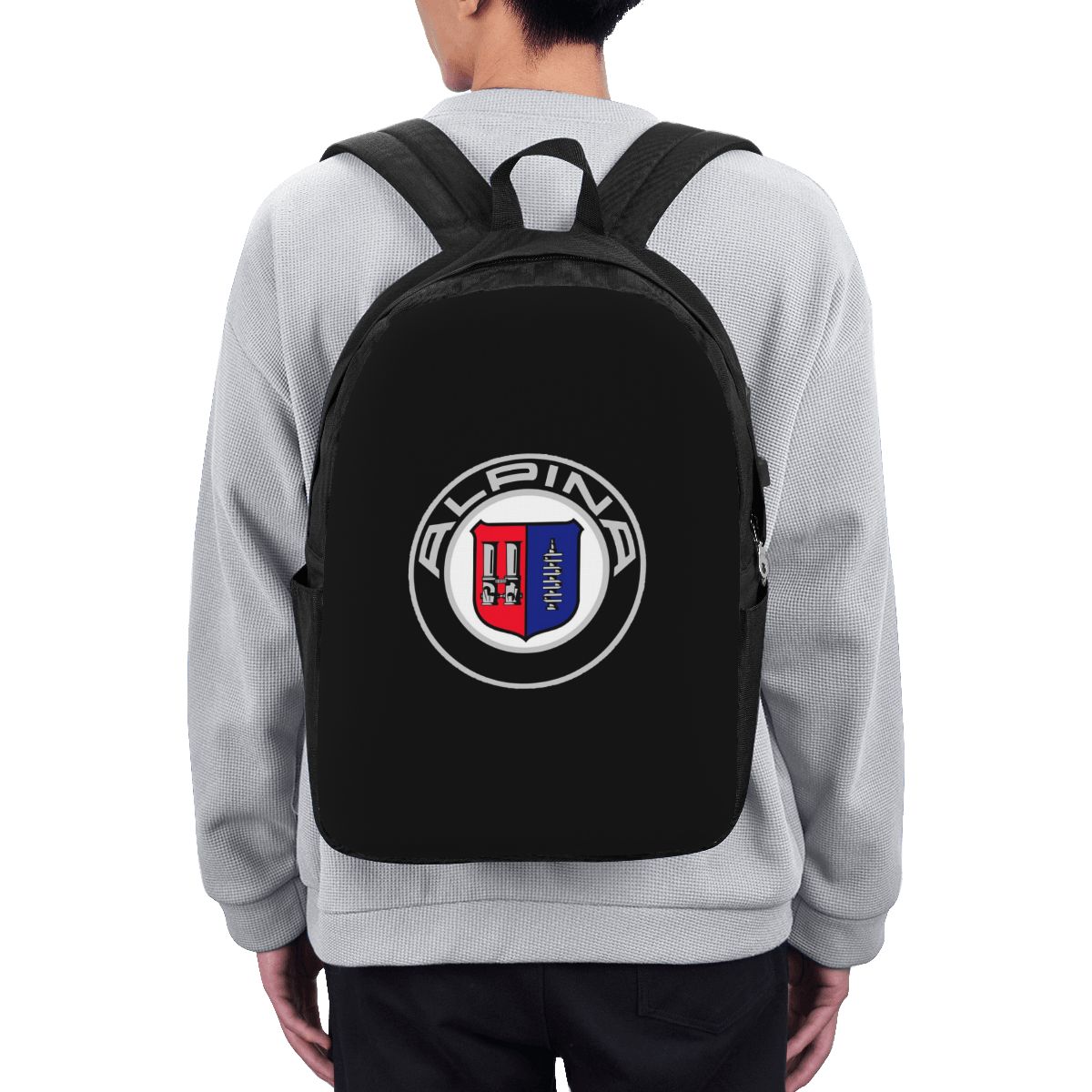 Women Bags For Laptop - Alpina - Mochila com logotipos de