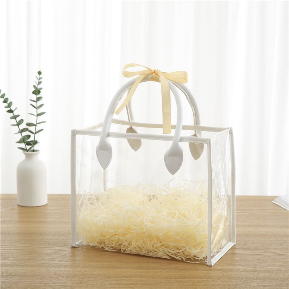 Women Bags For Eid - Sacola de Presente Transparente Impermeável, Grande