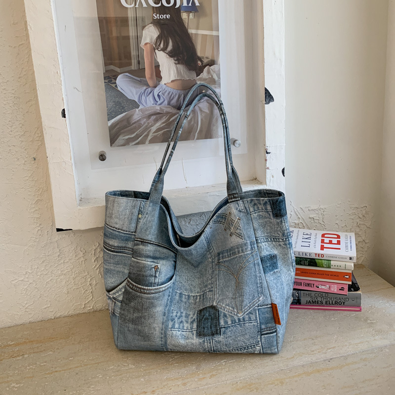 Women Bags Jeans - Bolsa Jeans SHELKSBAG para Mulheres, Bolsas