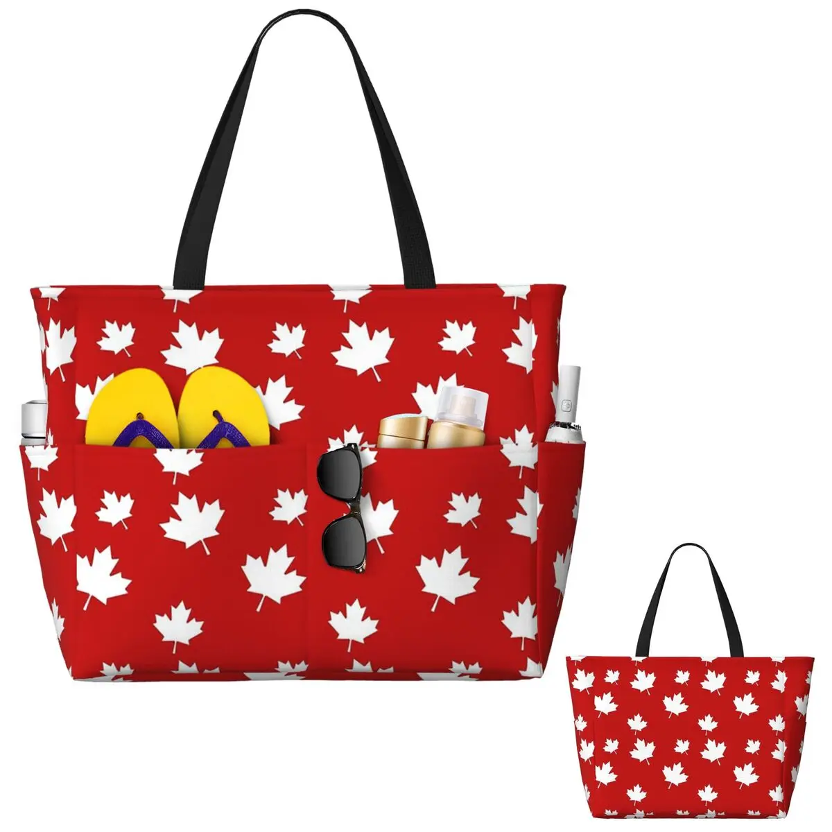 Women Bags In Canada - Bolsa de praia com padrão de