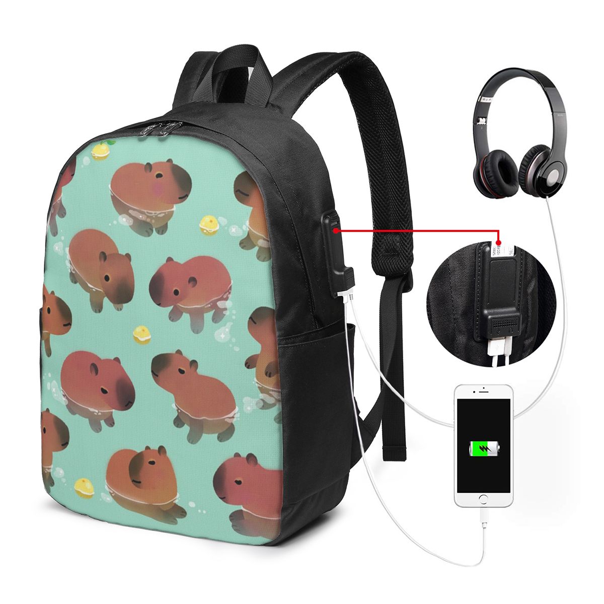 Mochila com estampa de animal  - Women Bags For Laptop avaliação e preço