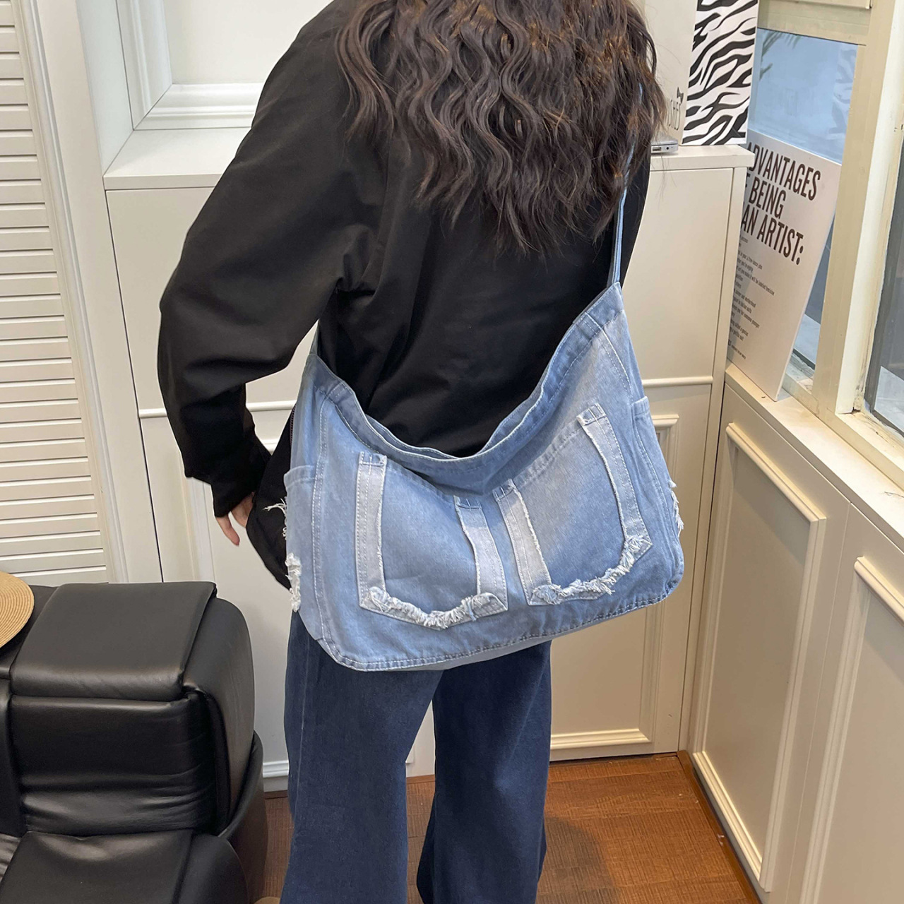 Bolsa transversal de ganga vin - Women Bags Jeans avaliação e preço