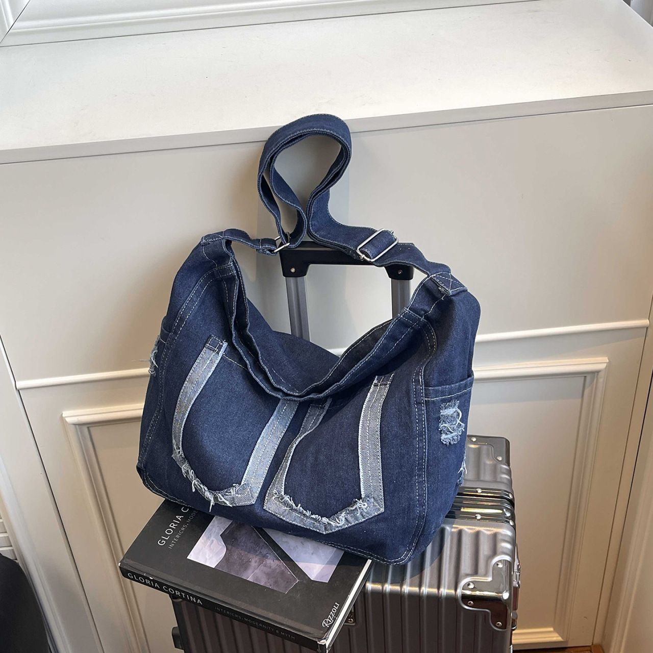 Bolsa transversal de ganga vin - Women Bags Jeans avaliação e preço