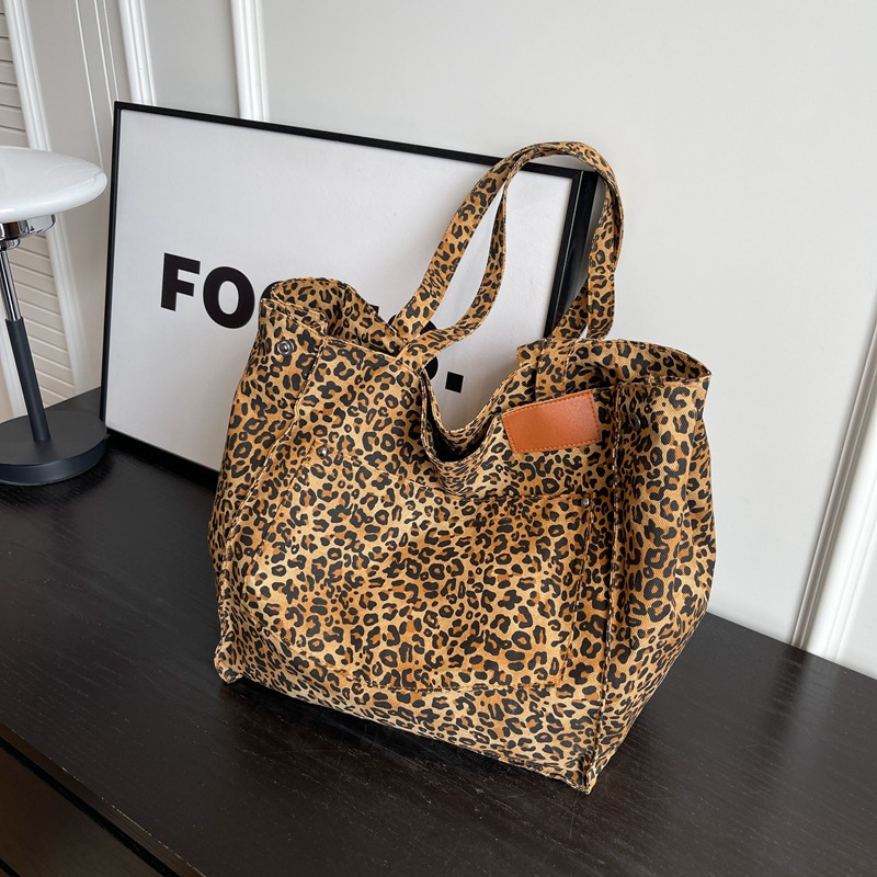 Bolsa Tote com Estampa de Leop - Women'S Bags For Work avaliação e preço