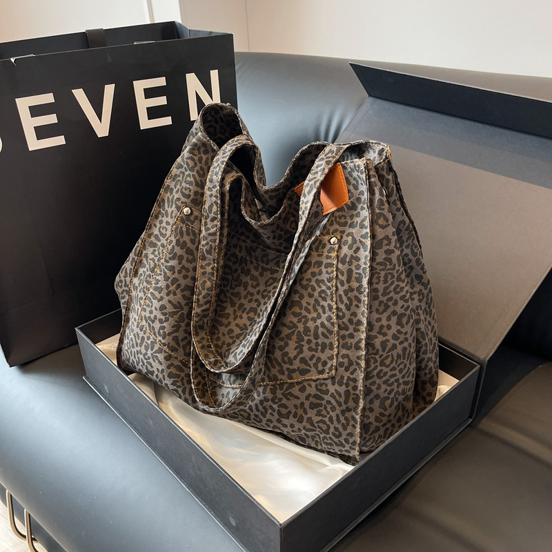 Bolsa Tote com Estampa de Leop - Women'S Bags For Work avaliação e preço