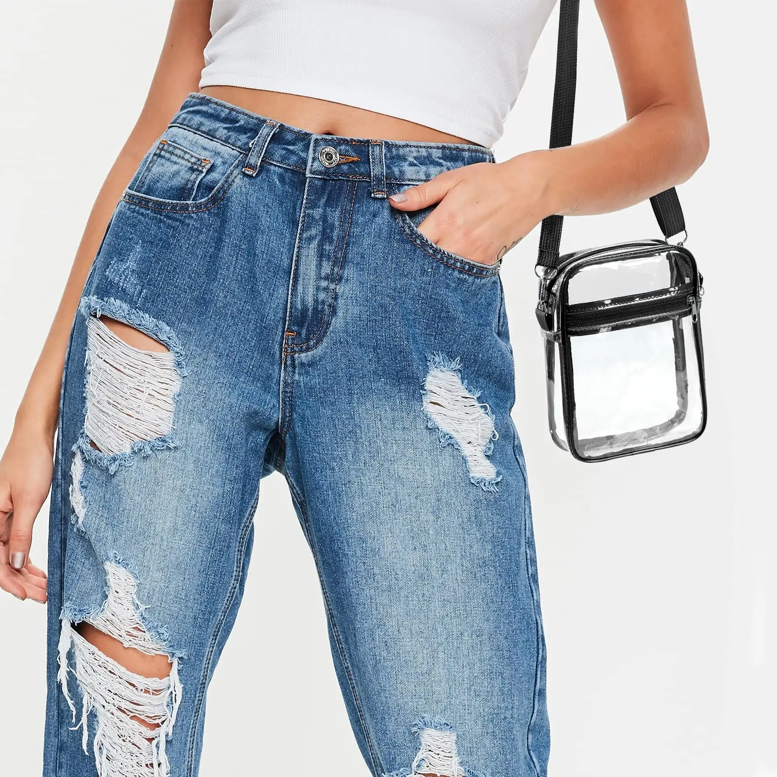 Bolsa de ombro transparente fe - Women Bags Polene avaliação e preço
