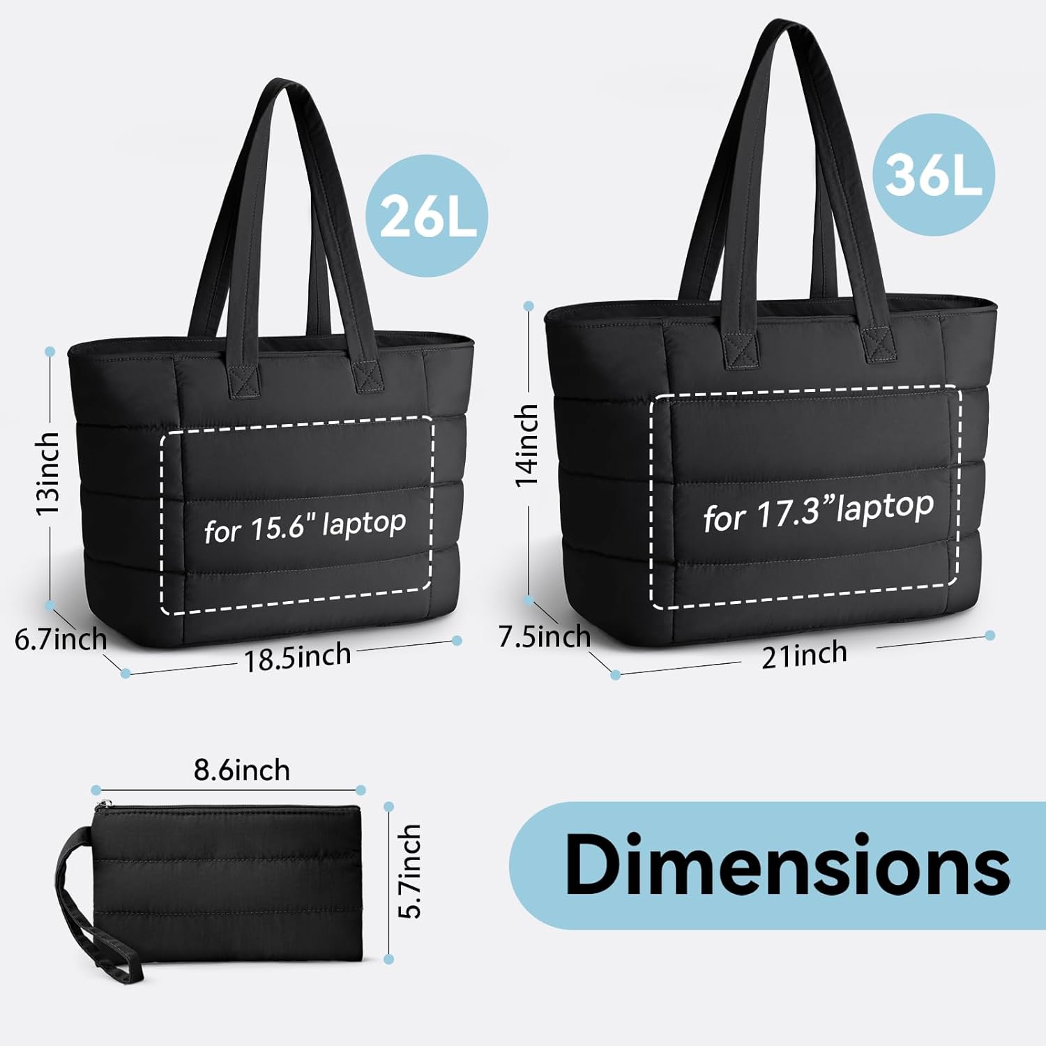 Bolsa Tote Puffer para Mulhere - Women'S Bags For Work avaliação e preço
