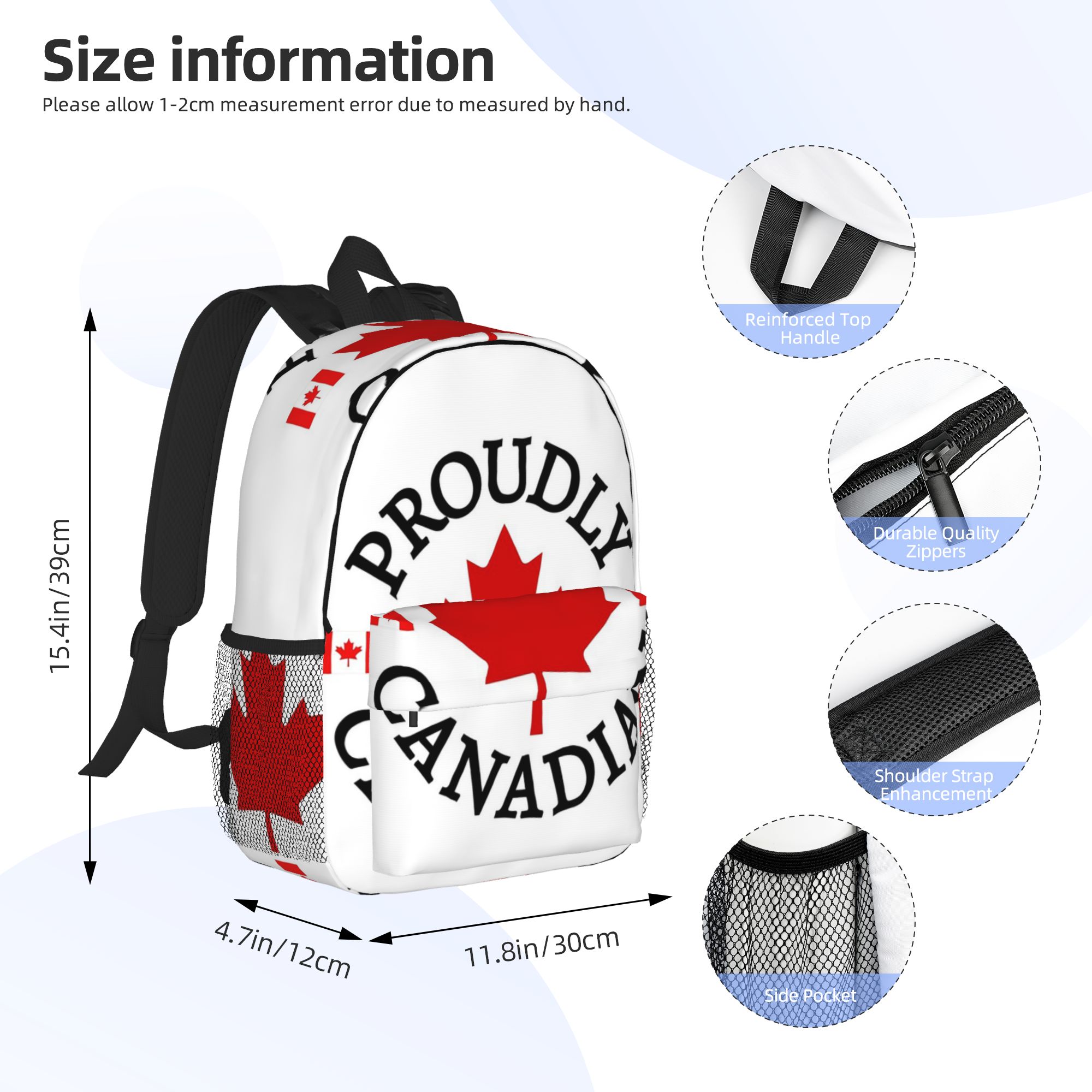 Mochila Canadense com Folha de - Women Bags In Canada avaliação e preço