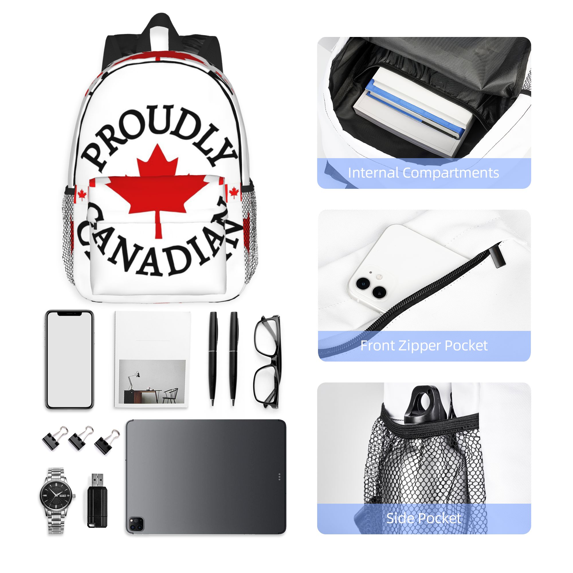 Mochila Canadense com Folha de - Women Bags In Canada avaliação e preço