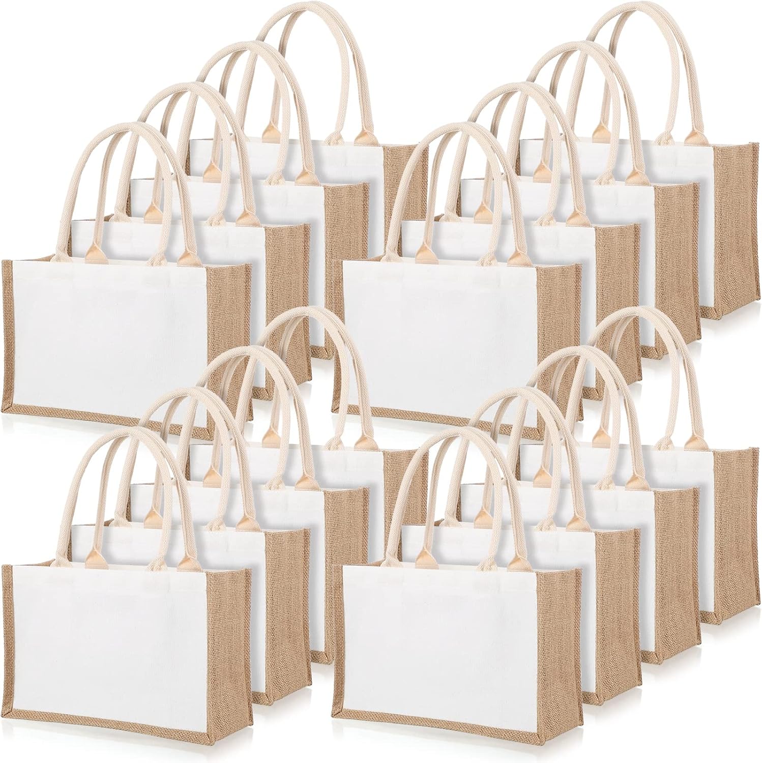 16 pacote sacolas de serapilhe - Women Bags For Eid avaliação e preço