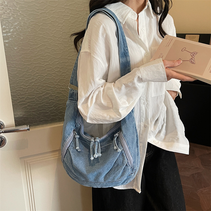 Bolsa Transversal de Denim par - Women Bags Jeans avaliação e preço