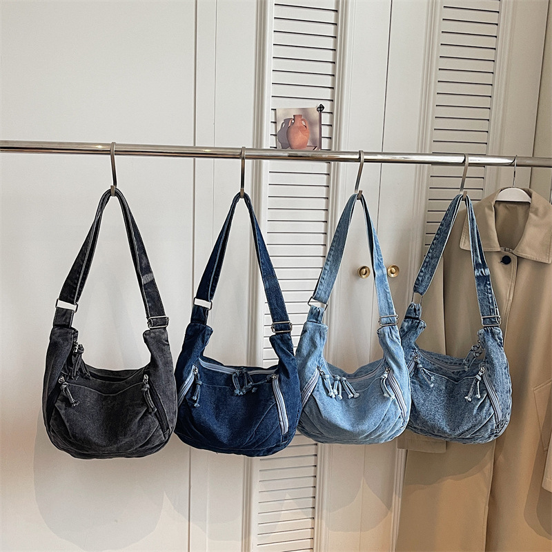 Bolsa Transversal de Denim par - Women Bags Jeans avaliação e preço