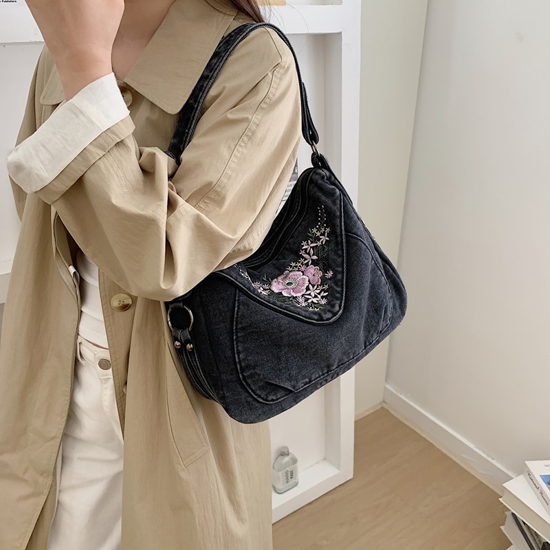 Bolsa Transversal de Ombro em  - Women Bags Jeans avaliação e preço