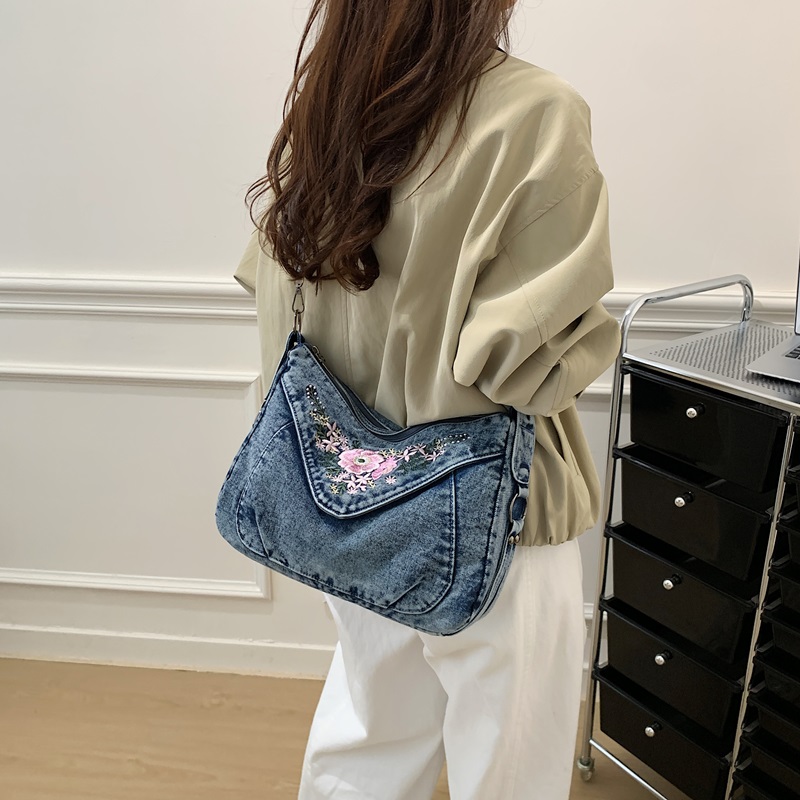 Bolsa Transversal de Ombro em  - Women Bags Jeans avaliação e preço