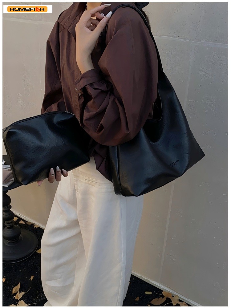 Bolsa de Ombro Grande Simples  - Women'S Bags For Work avaliação e preço