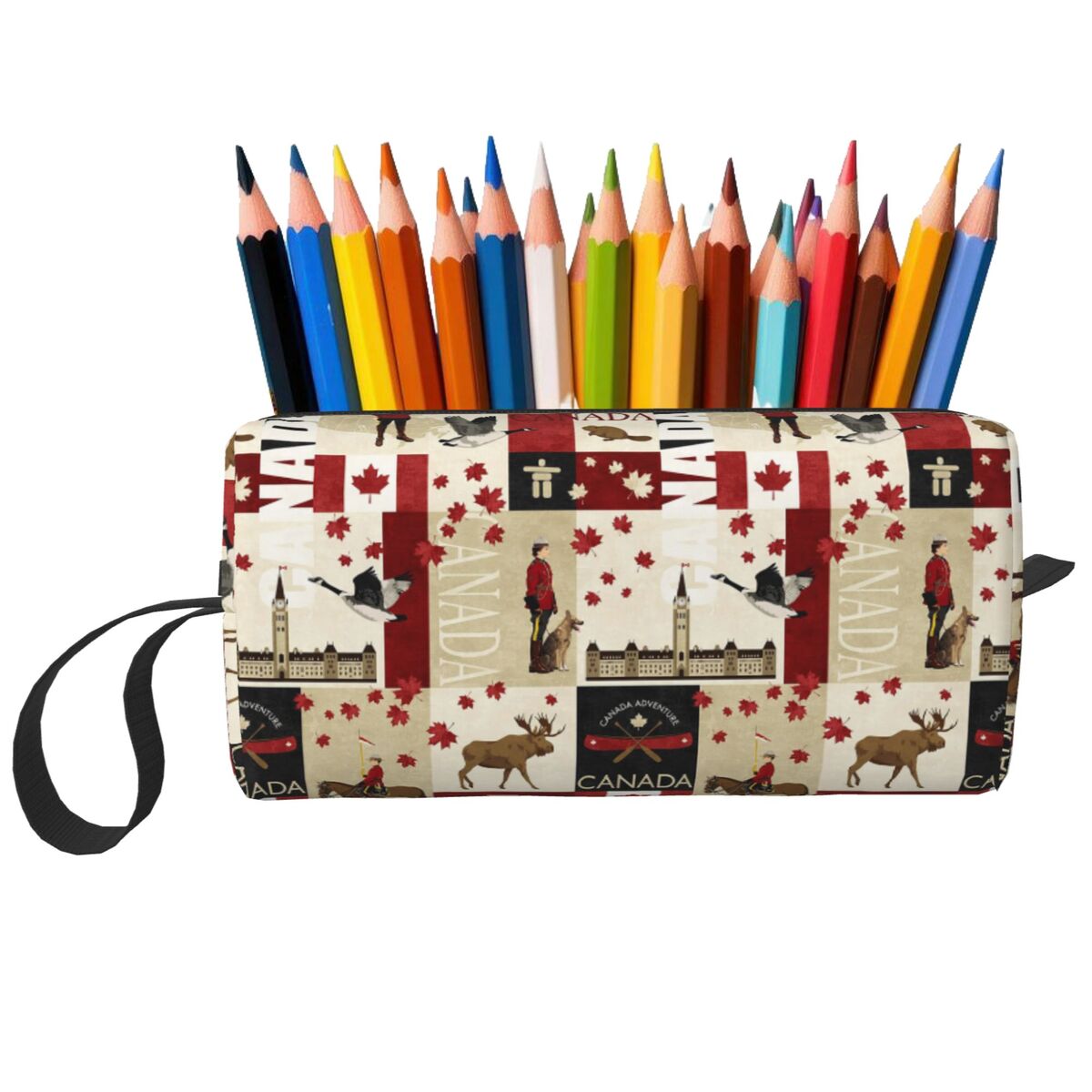 Estojo de lápis com bandeira d - Women Bags In Canada avaliação e preço
