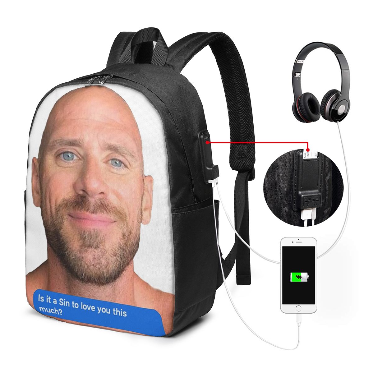 Mochila Johnny Sins Flirty Tex - Women Bags For Laptop avaliação e preço
