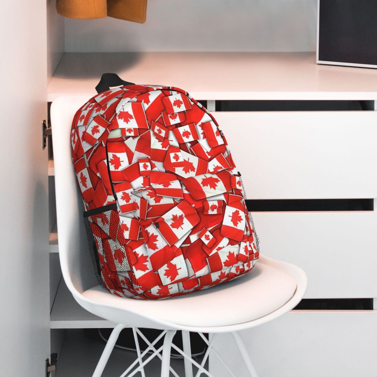 Mochila com estampa de bandeir - Women Bags In Canada avaliação e preço