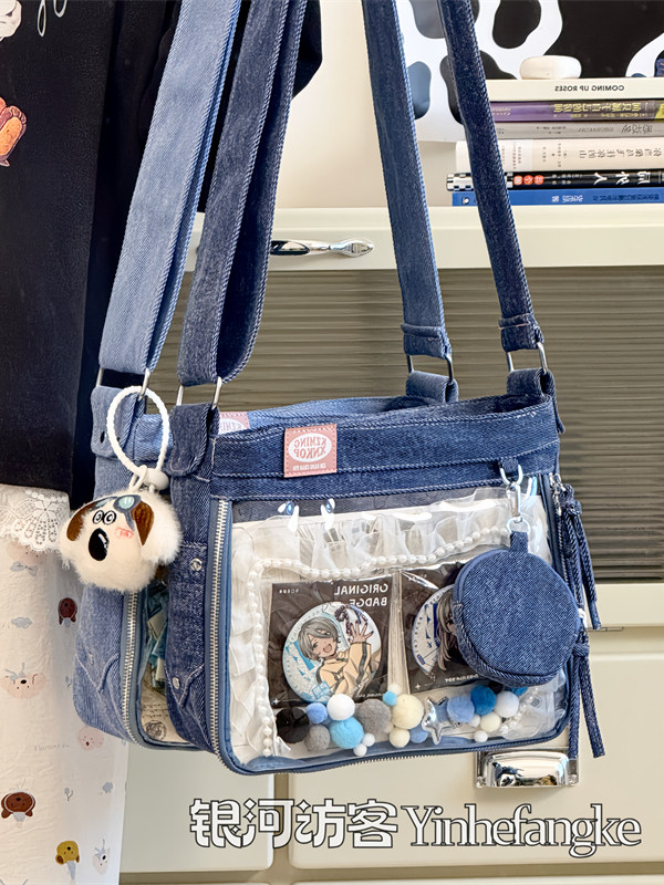 Jiaerdi harajuku denim ita sac - Women Bags Jeans avaliação e preço