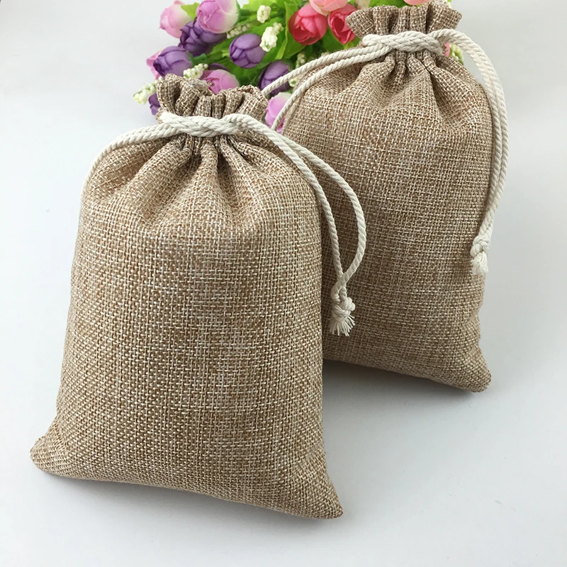 60 pçs sacos de juta de casame - Women Bags For Eid avaliação e preço