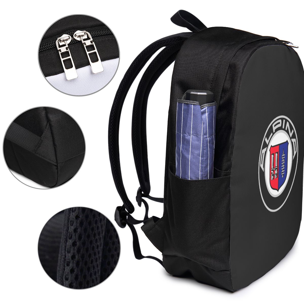 Alpina - Mochila com logotipos - Women Bags For Laptop avaliação e preço