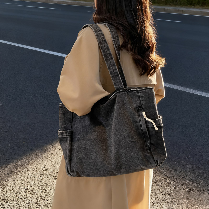 Nova Bolsa de Ombro Casual em  - Women Bags Jeans avaliação e preço