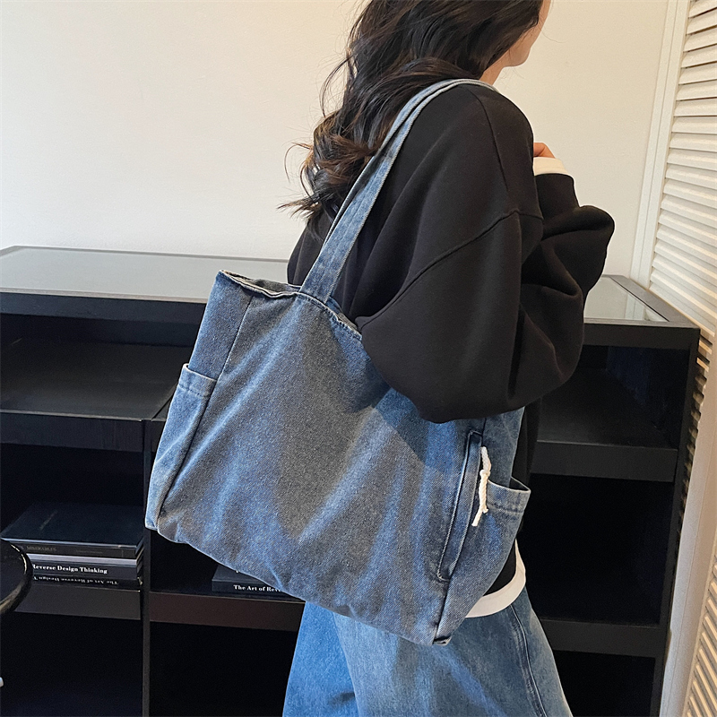 Nova Bolsa de Ombro Casual em  - Women Bags Jeans avaliação e preço