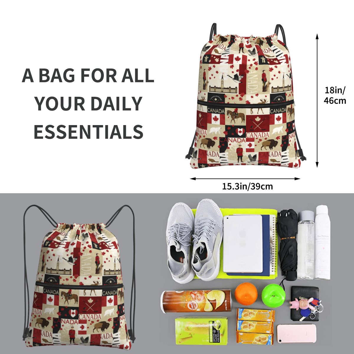 Mochilas com bandeira do Canad - Women Bags In Canada avaliação e preço