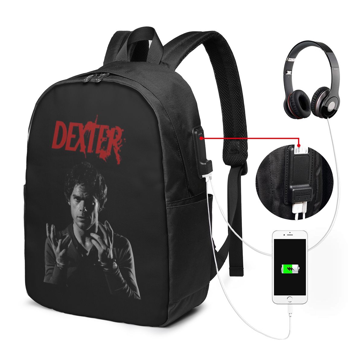 Mochila Dexter Morgan para via - Women Bags For Laptop avaliação e preço