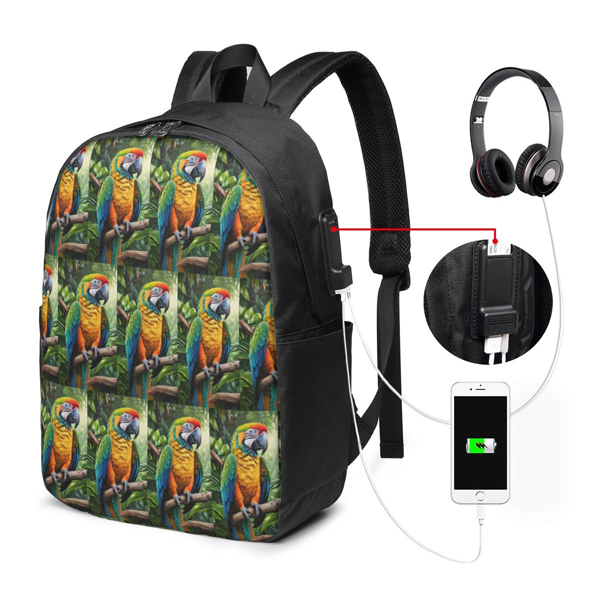 Mochila fofa para papagaios ma - Women Bags For Laptop avaliação e preço