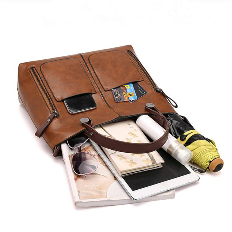 Bolsa de ombro de couro retrô  - Women'S Xl Bags avaliação e preço