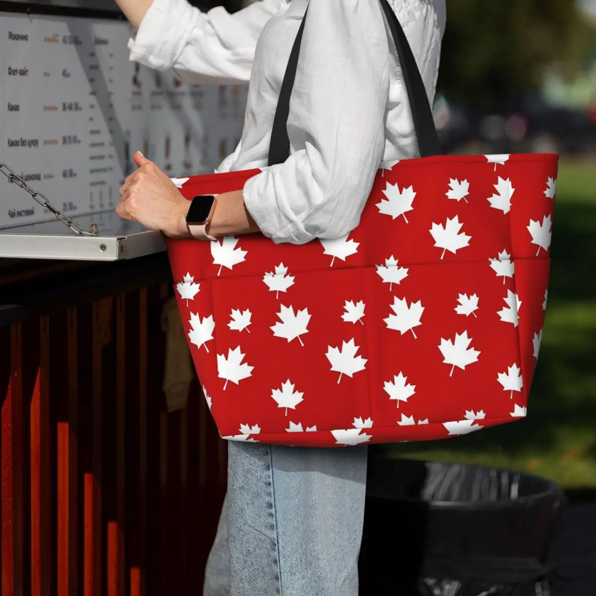 Bolsa de praia com padrão de b - Women Bags In Canada avaliação e preço